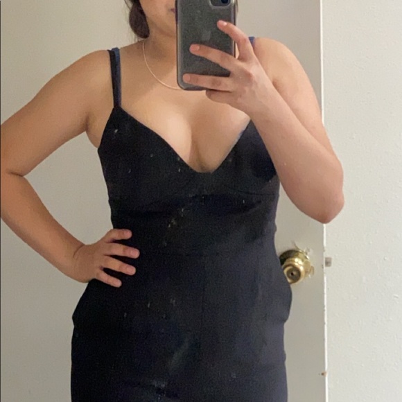 BCBGMAXAZRIA Black jumpsuit - Picture 5 of 7